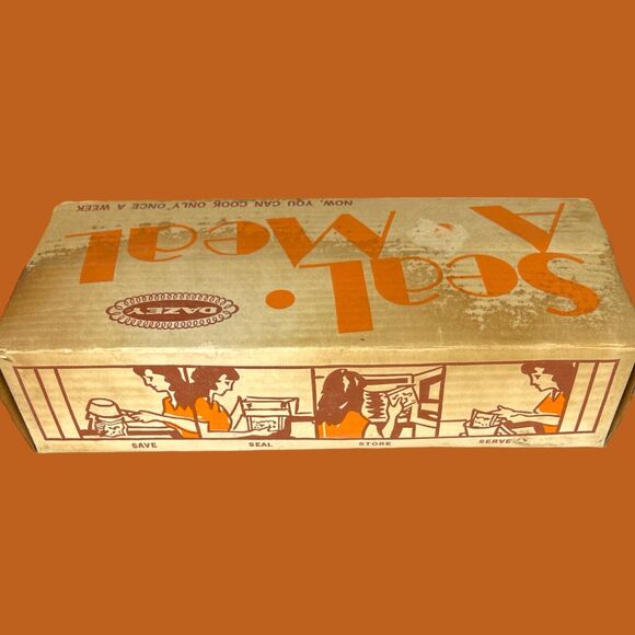 Vintage 70's Dazey SEAL-a-MEAL Model 6000 Original Box Recipes Warranty Extras - Picture 6 of 13